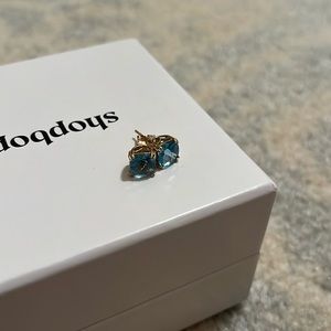 Blue Sapphire Stud Earrings